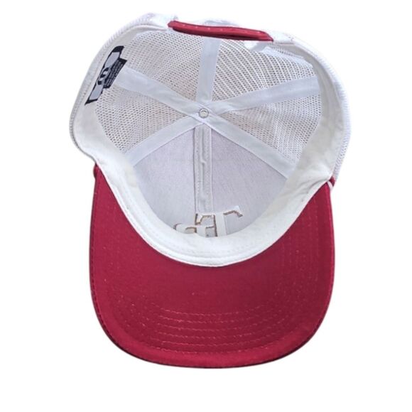 Chop at the Trop 2024 Game Day Giveaway Hat Red Trucker Cap “TB” Rope Detail - Picture 7 of 10